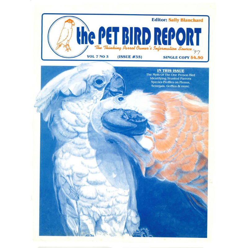 ｢the PET BIRD REPORT｣ VOL 7 NO 3 1997 (中古書籍)